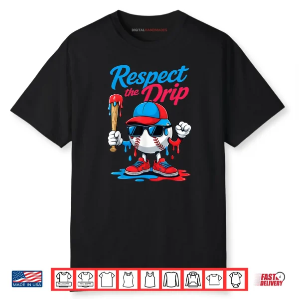 Baseball Life Style 101 Apparel Youth Drip Baseball Shirt
