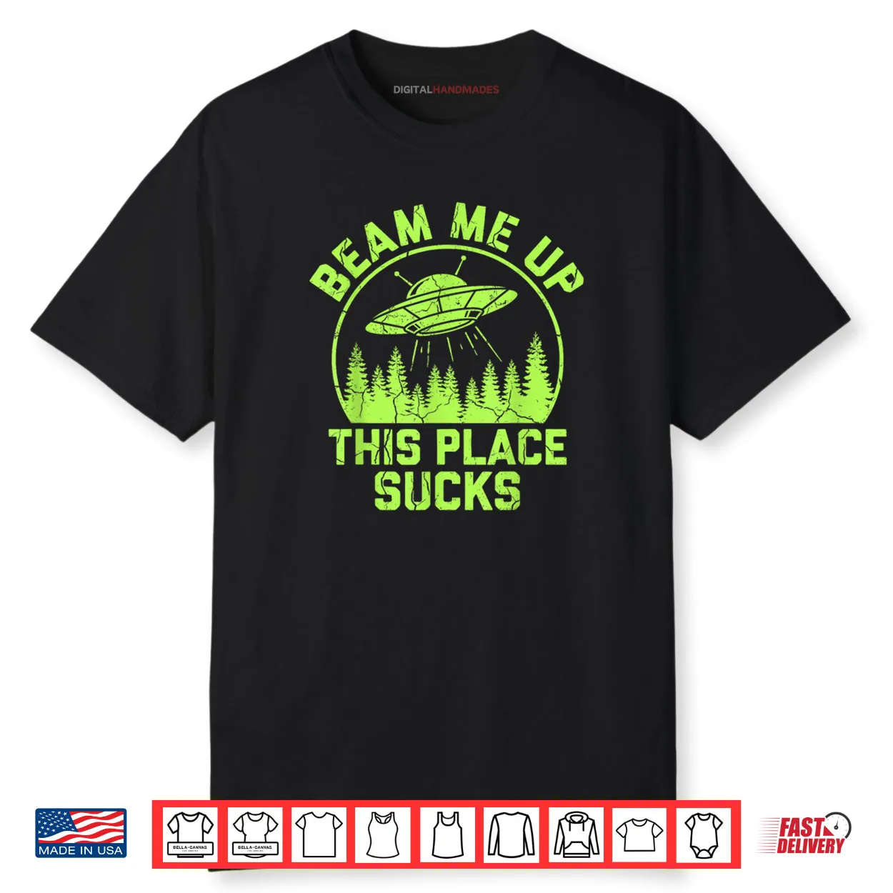 Beam Me Up This Place Sucks Funny Alien UFO Shirt Beam Me Up This Place Sucks Funny Alien UFO Shirt