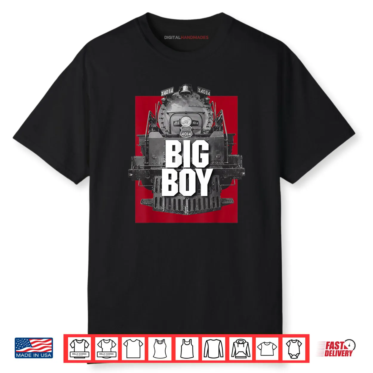 Big Boy 4014 Classic Steam Engine Retro Locomotive Railroad Shirt Big Boy 4014 Classic Steam Engine Retro Locomotive Railroad Shirt