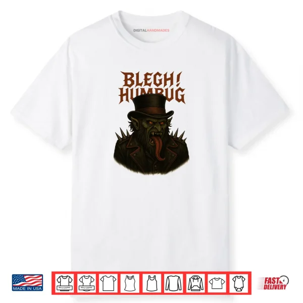 Blegh! Humbug Heavy Metal Christmas Shirt