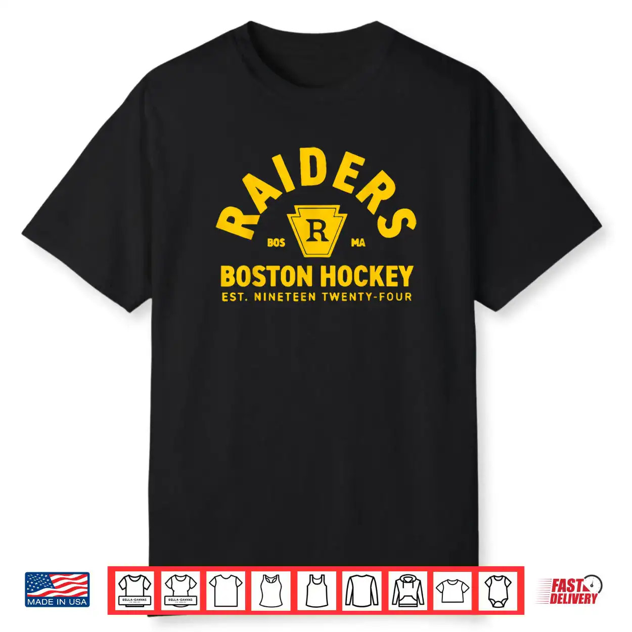 Boston Hockey Raiders Established 1924 Shirt Boston Hockey Raiders Established 1924 Shirt