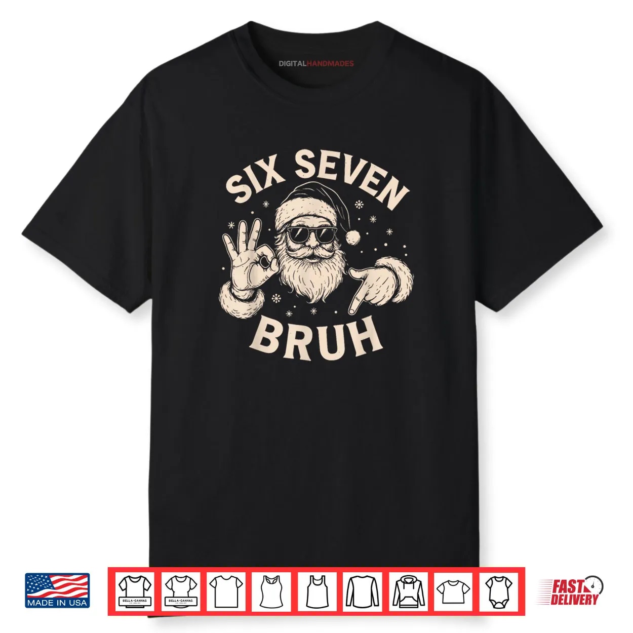 Bruh 67 Christmas Santa Six Seven 6 7 Boys Christmas Pajamas Shirt Bruh 67 Christmas Santa Six Seven 6 7 Boys Christmas Pajamas Shirt