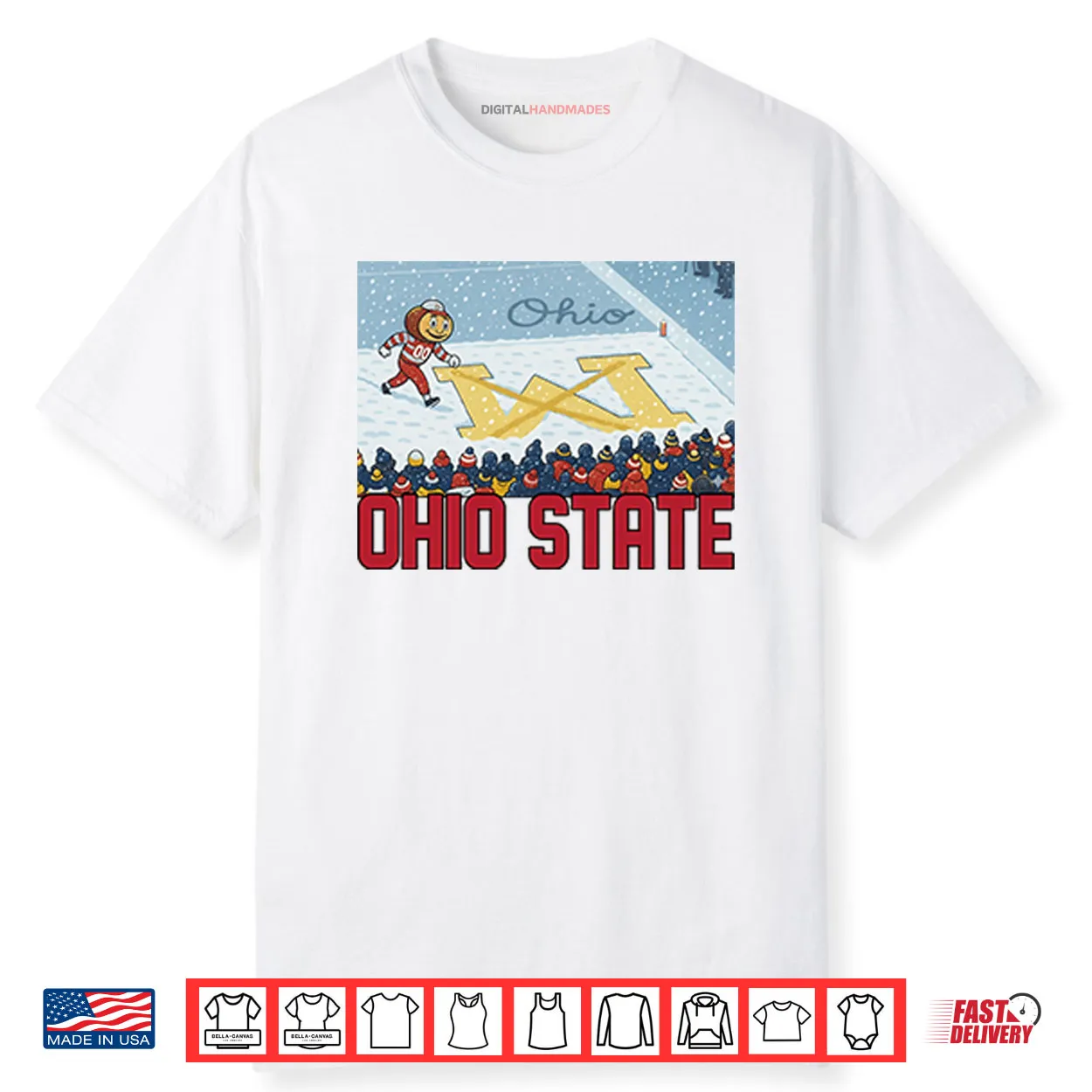 Brutus Ohio State Snow Fan Football Shirt Brutus Ohio State Snow Fan Football Shirt