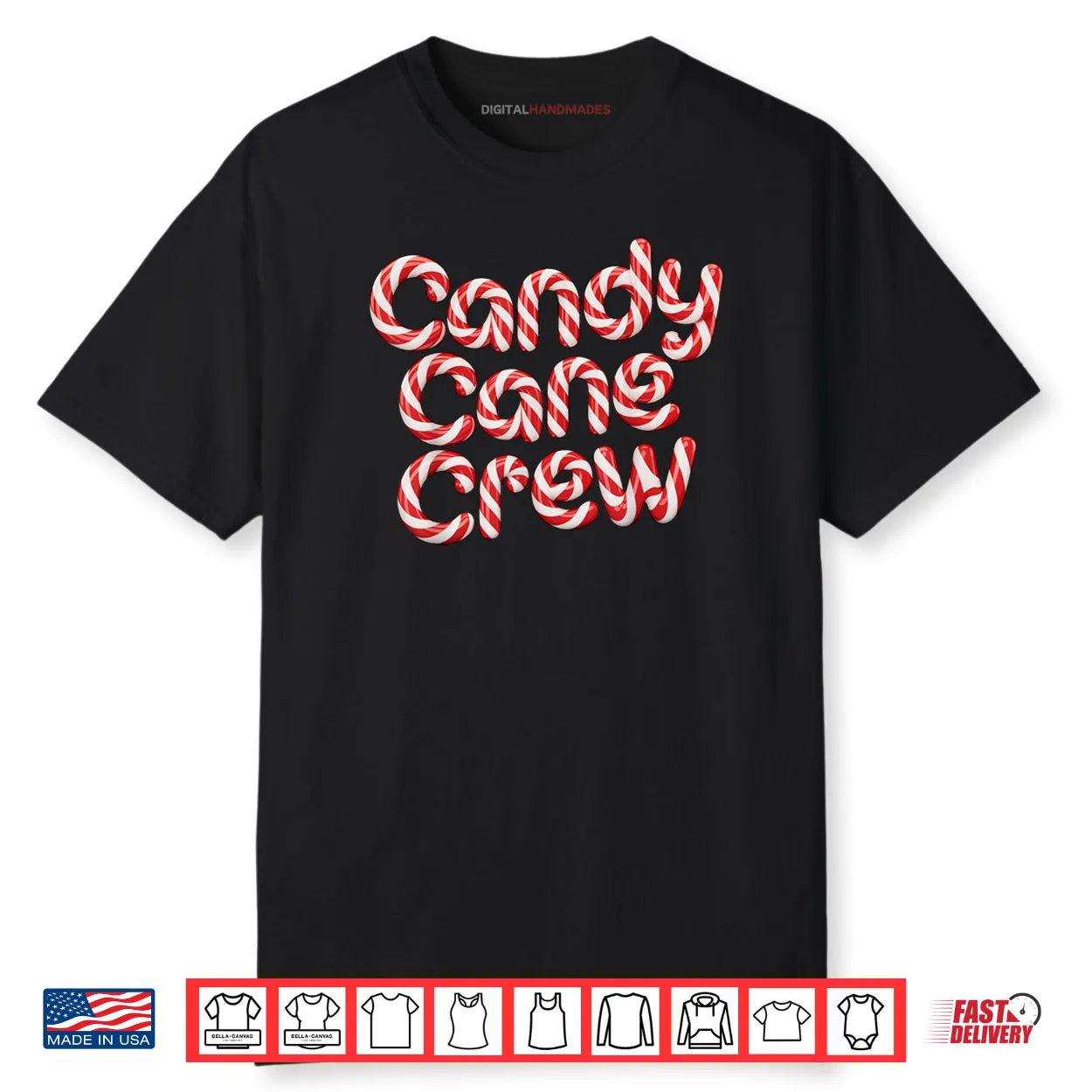 Candy Cane Crew Christmas Family Shirt Candy Cane Crew Christmas Family Shirt