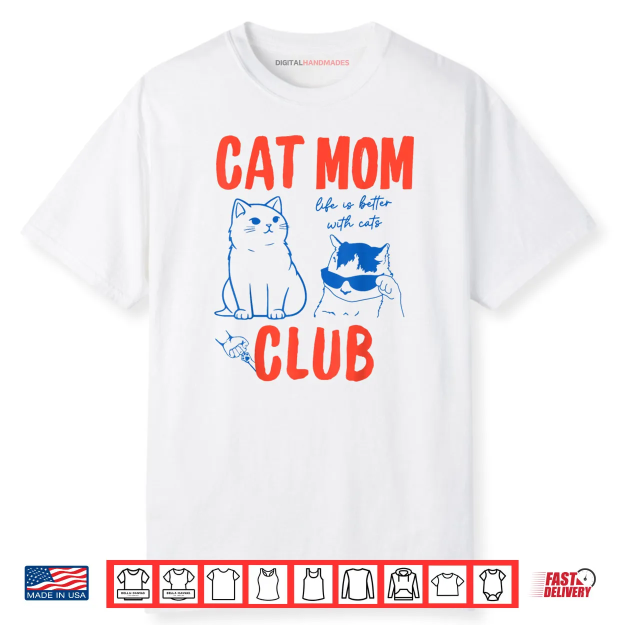 Cat Mom Club Funny Cat Meme Mama Grandma Mothers Day Shirt Cat Mom Club Funny Cat Meme Mama Grandma Mothers Day Shirt