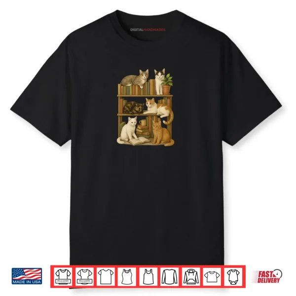 Cats On Shelf Shirt