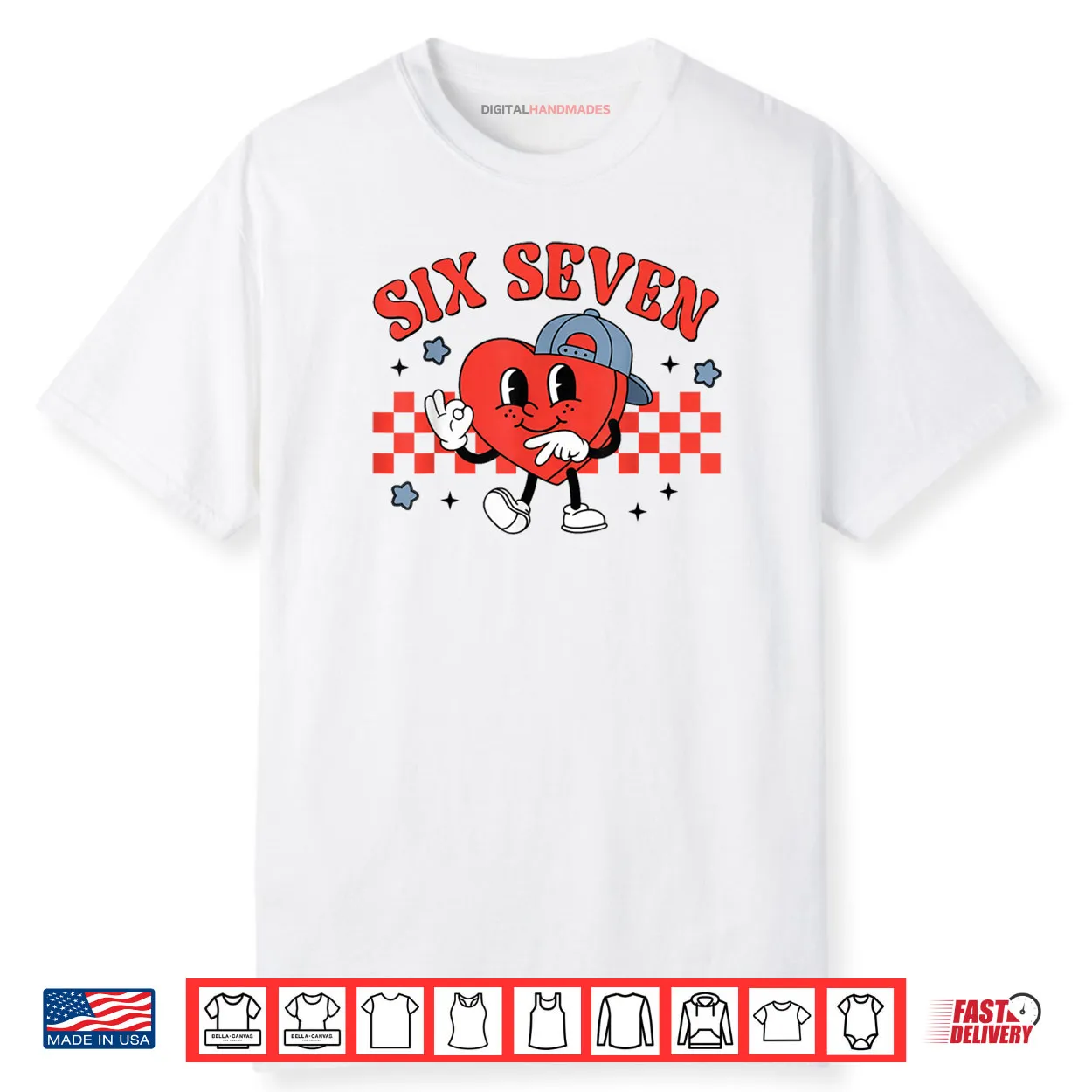 Checkered Six Seven Cool Hearts 67 Valentines Day Shirt Checkered Six Seven Cool Hearts 67 Valentines Day Shirt