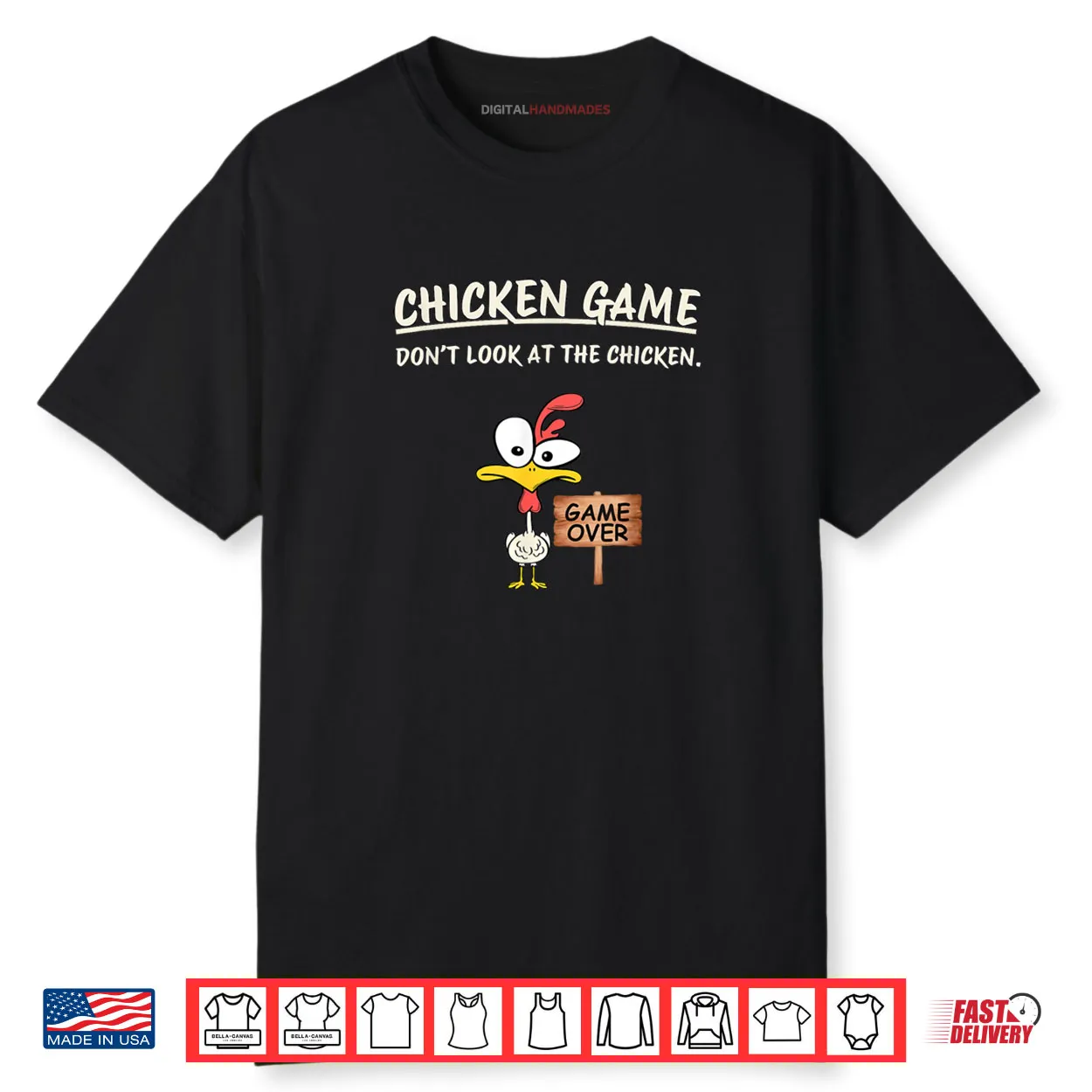 Chicken Game Don’t Look at The Chicken Funny Chicken Shirt Chicken Game Don’t Look at The Chicken Funny Chicken Shirt