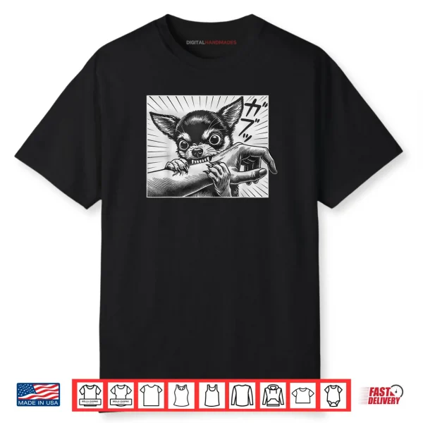 Chihuahua Dog Bite Funny Chihuahua Lover Shirt