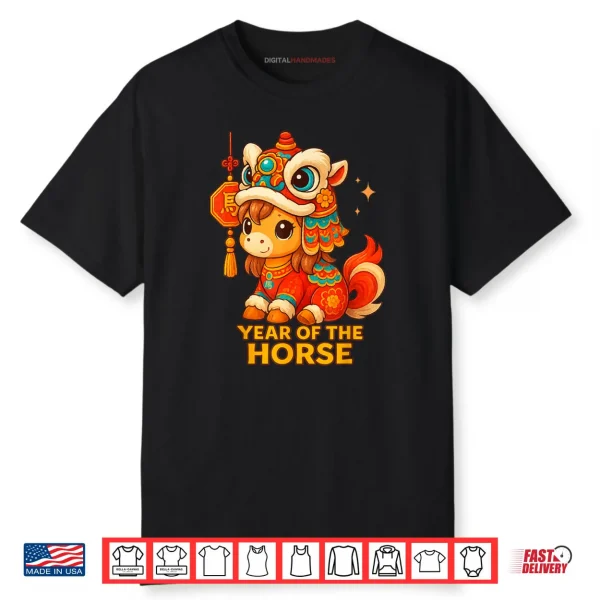 Chinese New Year of The Horse 2026 Lunar New Year Shirt