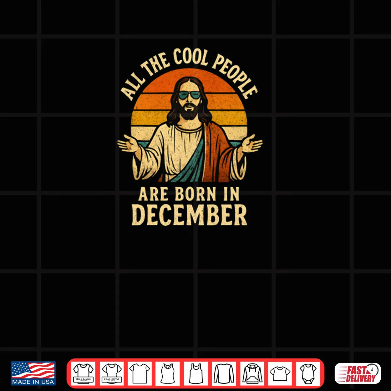 All Cool People are Born in December Birthday Christmas Shirt All Cool People are Born in December Birthday Christmas Shirt