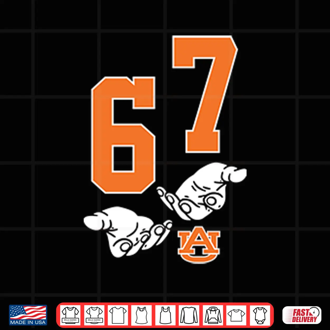 Auburn Tigers 67 Shirt Auburn Tigers 67 Shirt