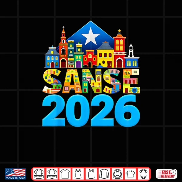 Design Balcones De Cora Sanse 2026 San Juan Festival San Sebastian Shirt