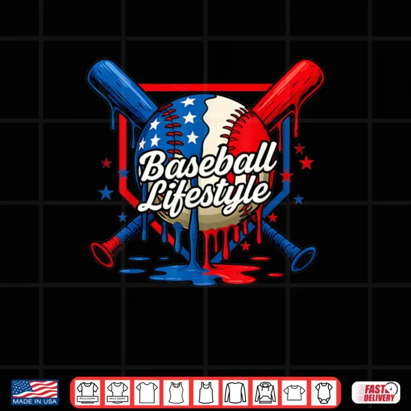 Baseball Life Style 101 Drip Baseball Shirt 3 Design Baseball Life Style 101 Drip Baseball Shirt