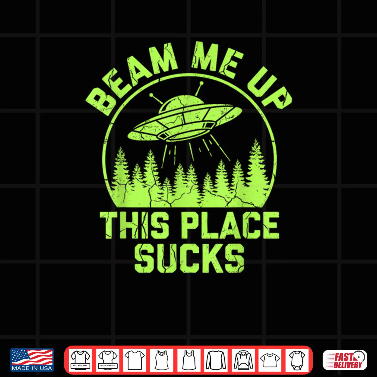 Beam Me Up This Place Sucks Funny Alien UFO Shirt Beam Me Up This Place Sucks Funny Alien UFO Shirt