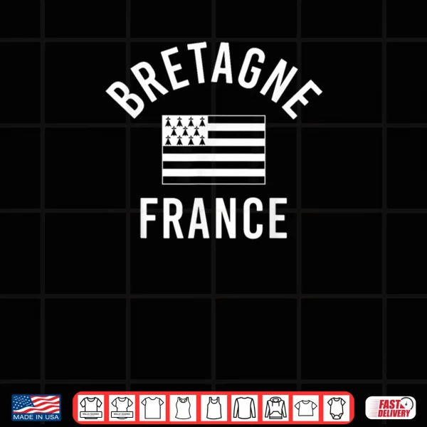 Design Brittany France Flag Shirt