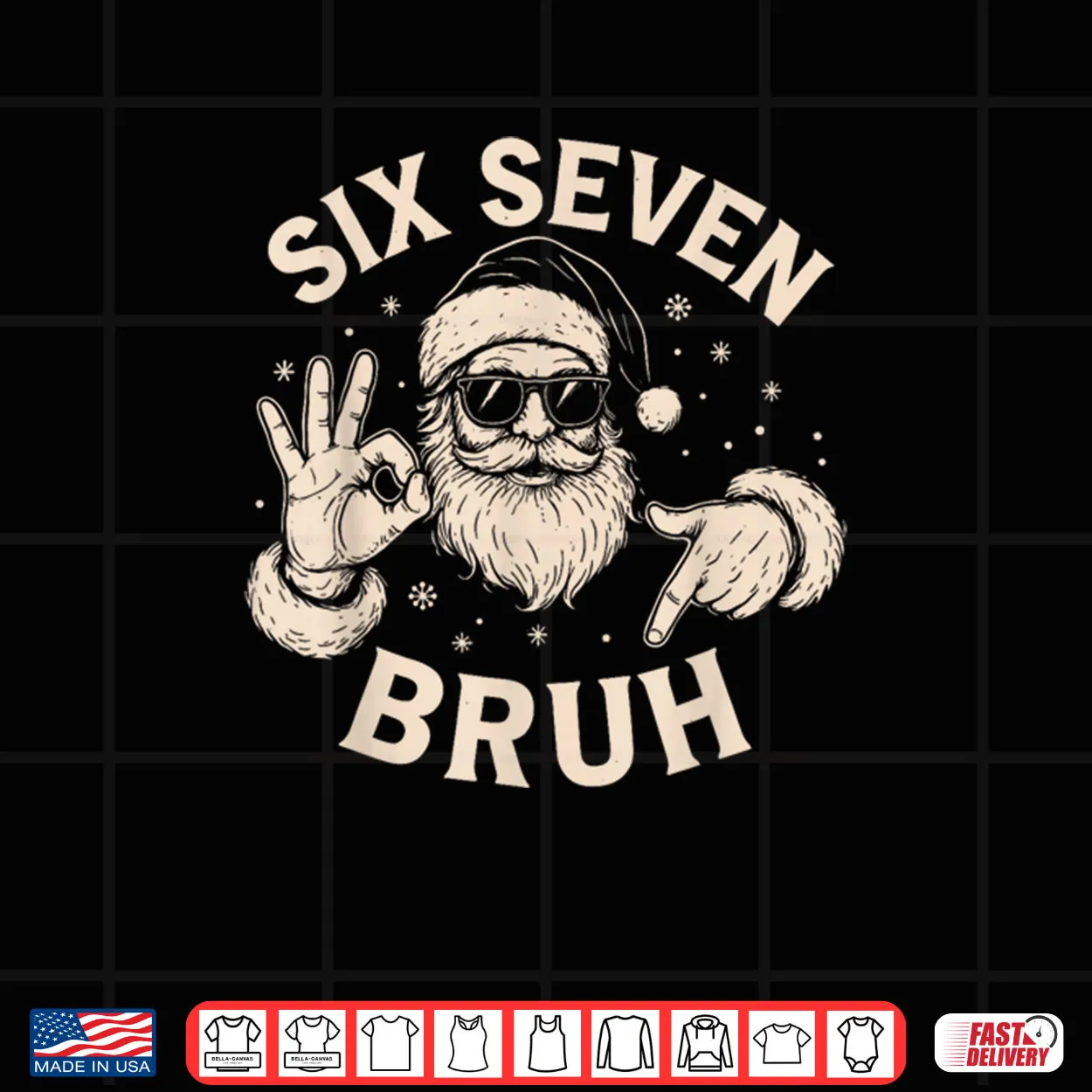 Bruh 67 Christmas Santa Six Seven 6 7 Boys Christmas Pajamas Shirt Bruh 67 Christmas Santa Six Seven 6 7 Boys Christmas Pajamas Shirt