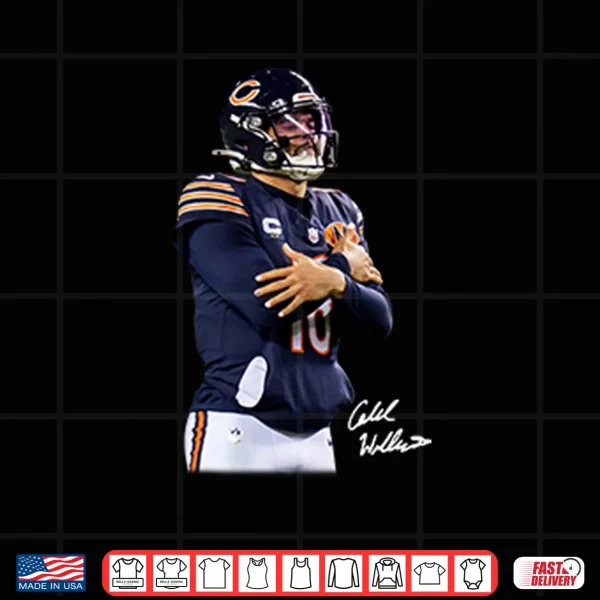 Design Caleb Williams Cold Chicago Football Shirt