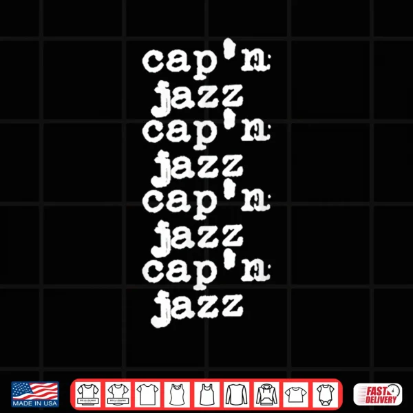 Design Capn Jazz Type Shirt