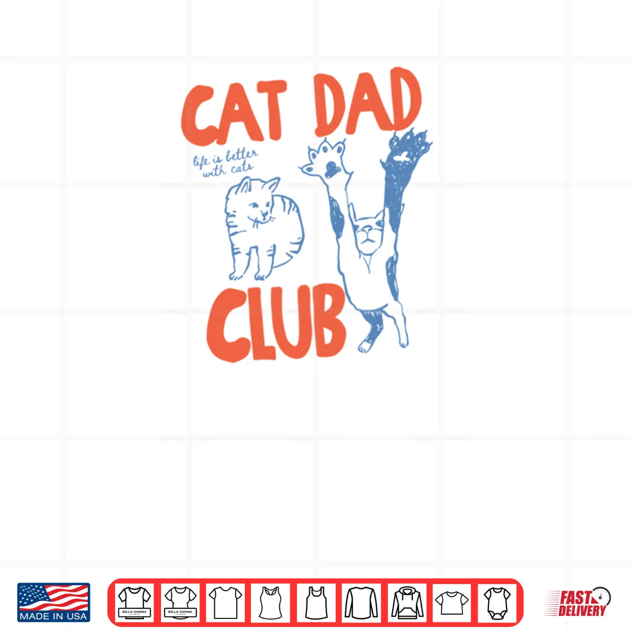 Cat Dad Club Life is Better with Cats Father’s Day Cat Dad Shirt Cat Dad Club Life is Better with Cats Father’s Day Cat Dad Shirt