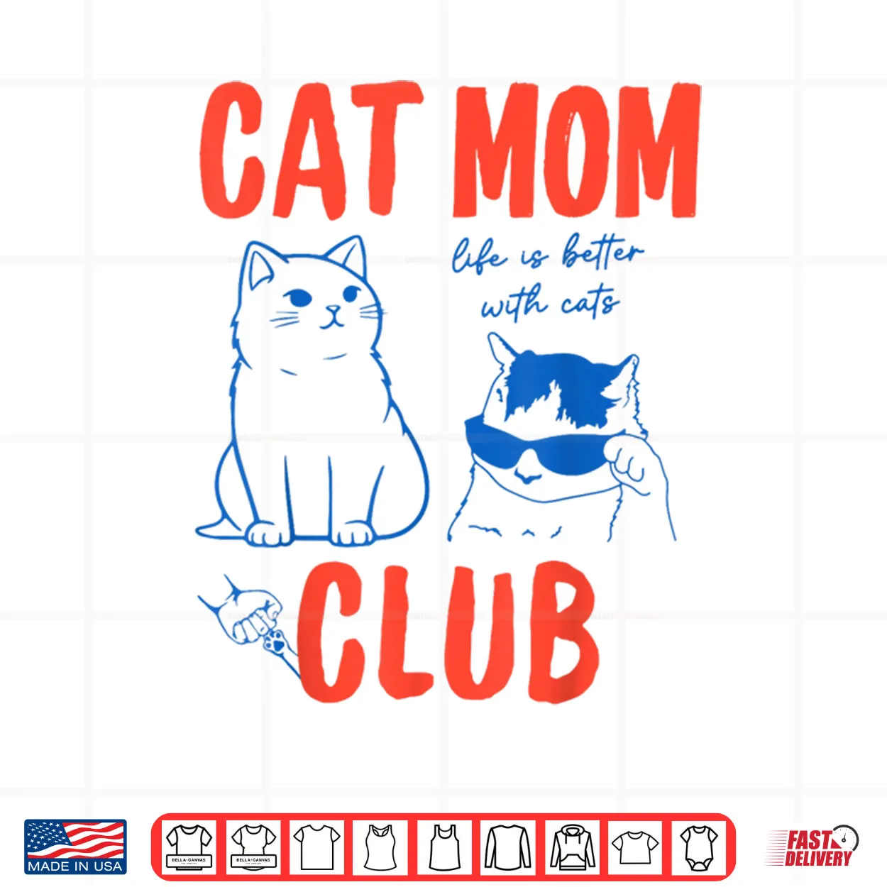 Cat Mom Club Funny Cat Meme Mama Grandma Mothers Day Shirt Cat Mom Club Funny Cat Meme Mama Grandma Mothers Day Shirt