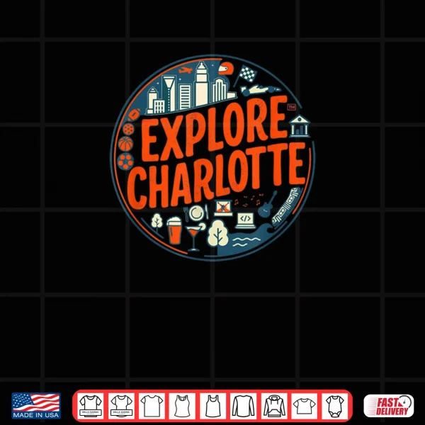 Design Charlotte North Carolina City Life Shirt