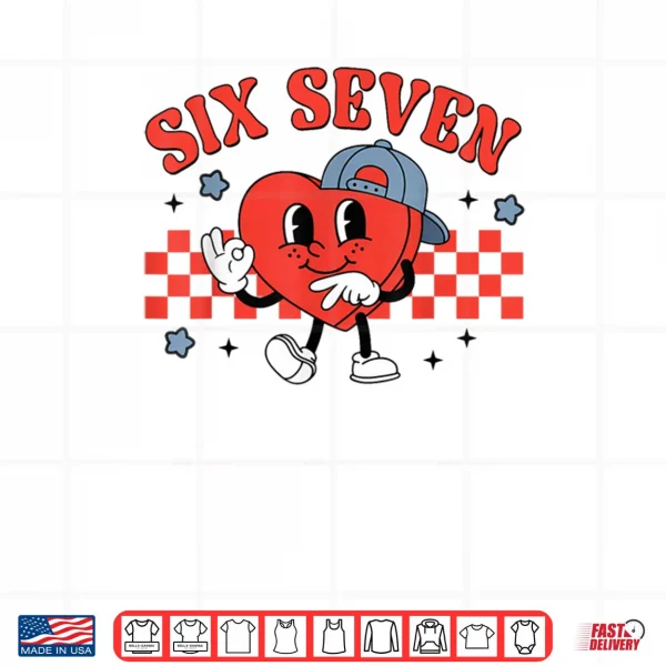 Checkered Six Seven Cool Hearts 67 Valentines Day Shirt 4 Design Checkered Six Seven Cool Hearts 67 Valentines Day Shirt