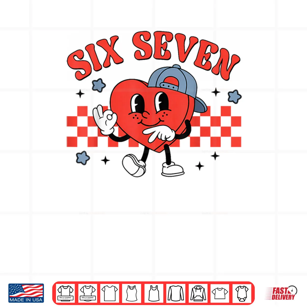 Checkered Six Seven Cool Hearts 67 Valentines Day Shirt Checkered Six Seven Cool Hearts 67 Valentines Day Shirt