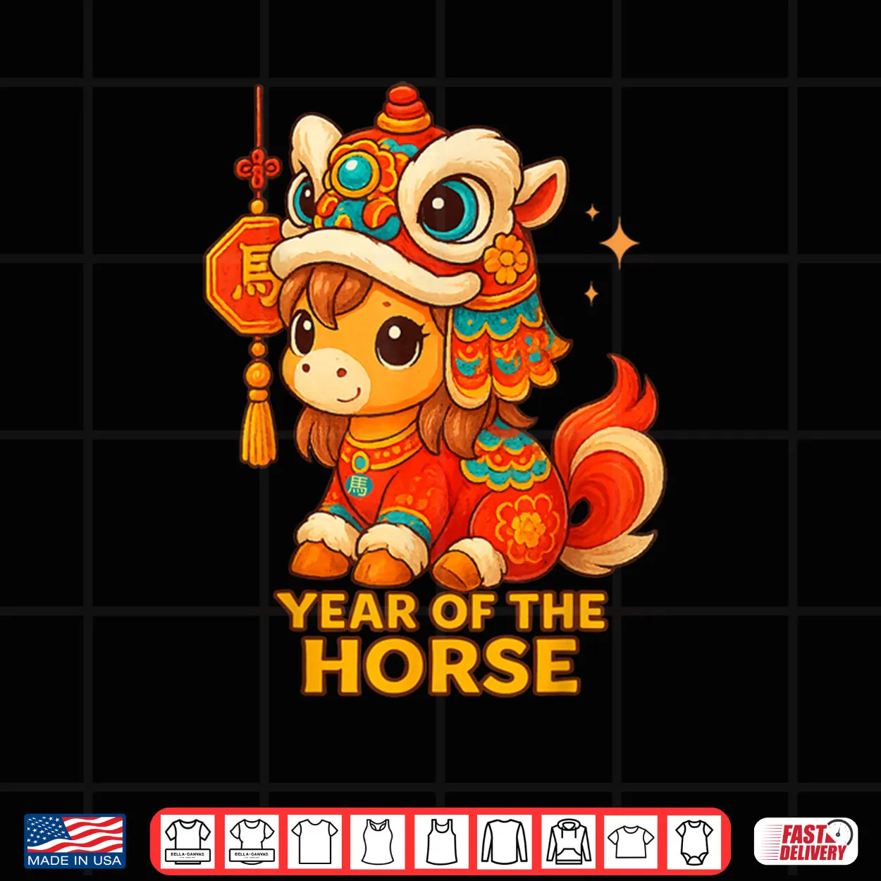 Chinese New Year of The Horse 2026 Lunar New Year Shirt Chinese New Year of The Horse 2026 Lunar New Year Shirt
