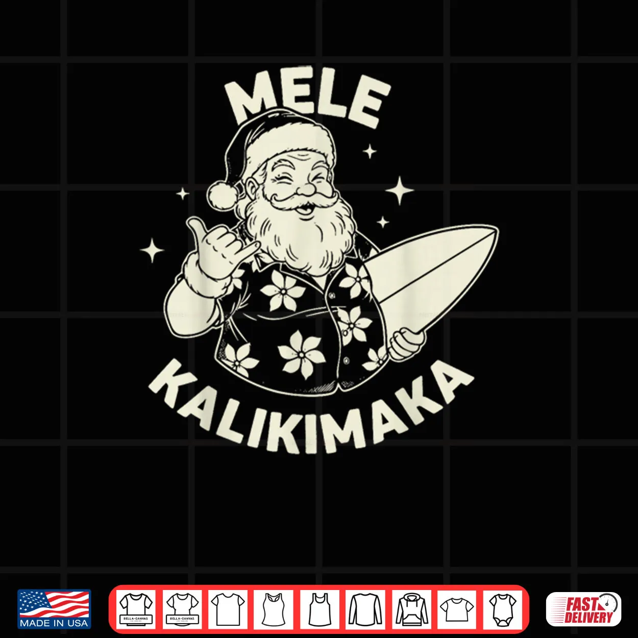 Christmas Mele Kalikimaka Santa Shaka Hawaii Shirt Christmas Mele Kalikimaka Santa Shaka Hawaii Shirt