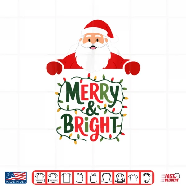Design Christmas Merry and Bright Shirt
