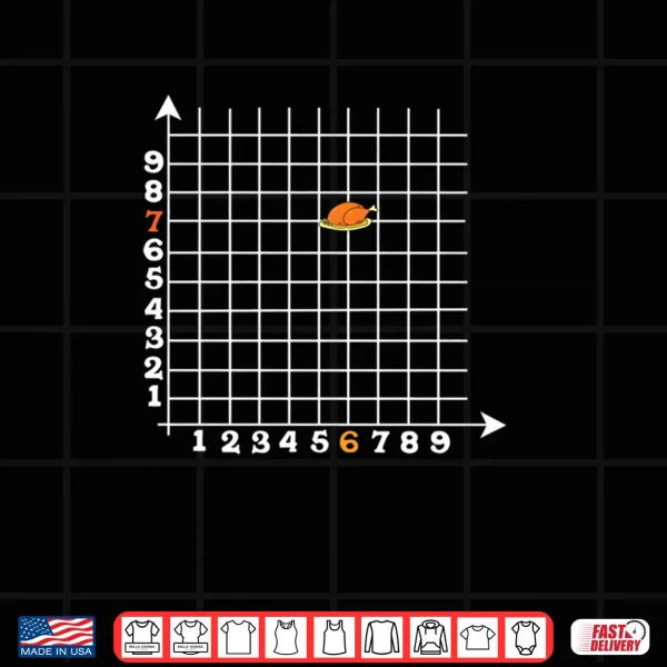 Coordinate (6 7) Funny Math Teacher Turkey Math Joke Shirt 4 Design Coordinate 6 7 Funny Math Teacher Turkey Math Joke Shirt