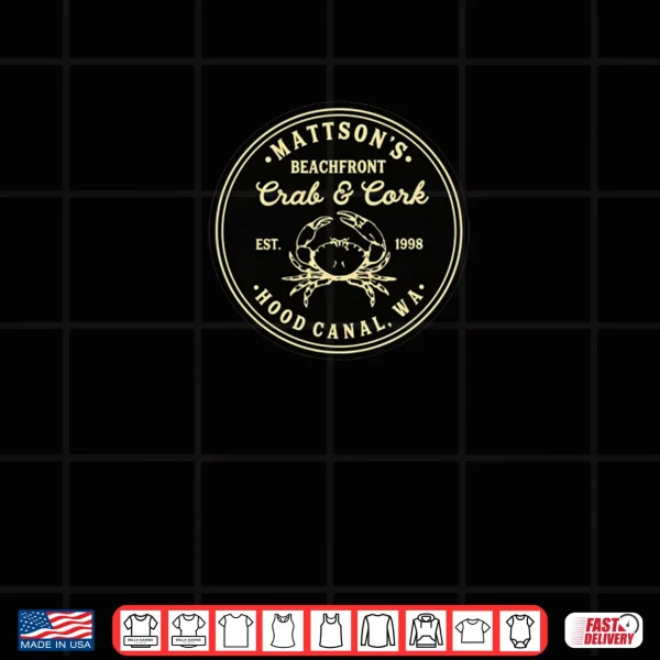 Crab & Cork Cup Shirt 3 Design Crab Cork Cup Shirt