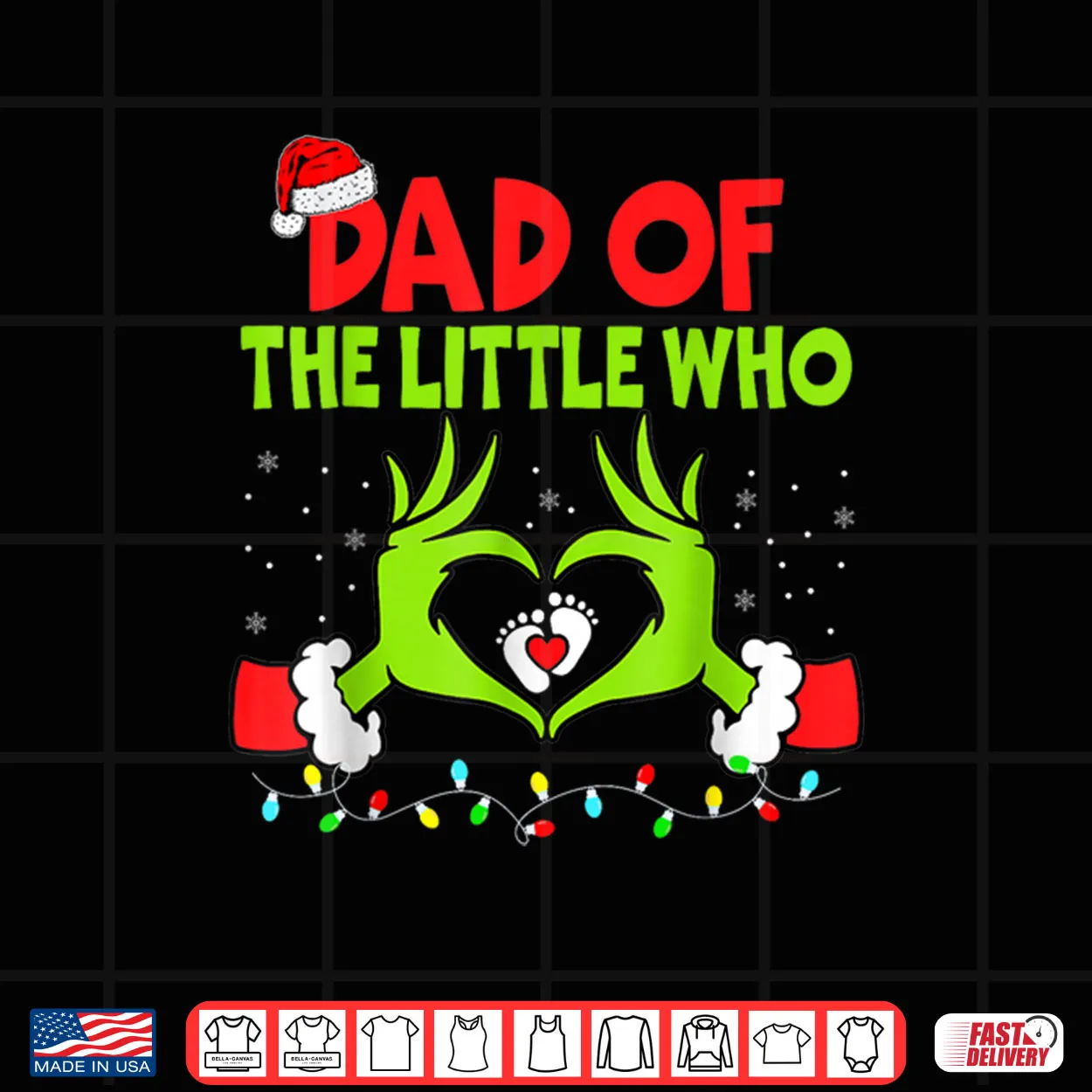 Dad of The Little Who Christmas Pregnancy Announcement Shirt Dad of The Little Who Christmas Pregnancy Announcement Shirt