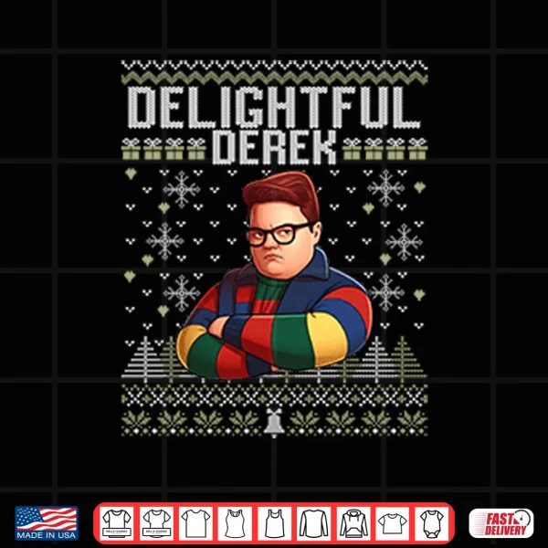 Design Delightful Derek Christmas Shirt