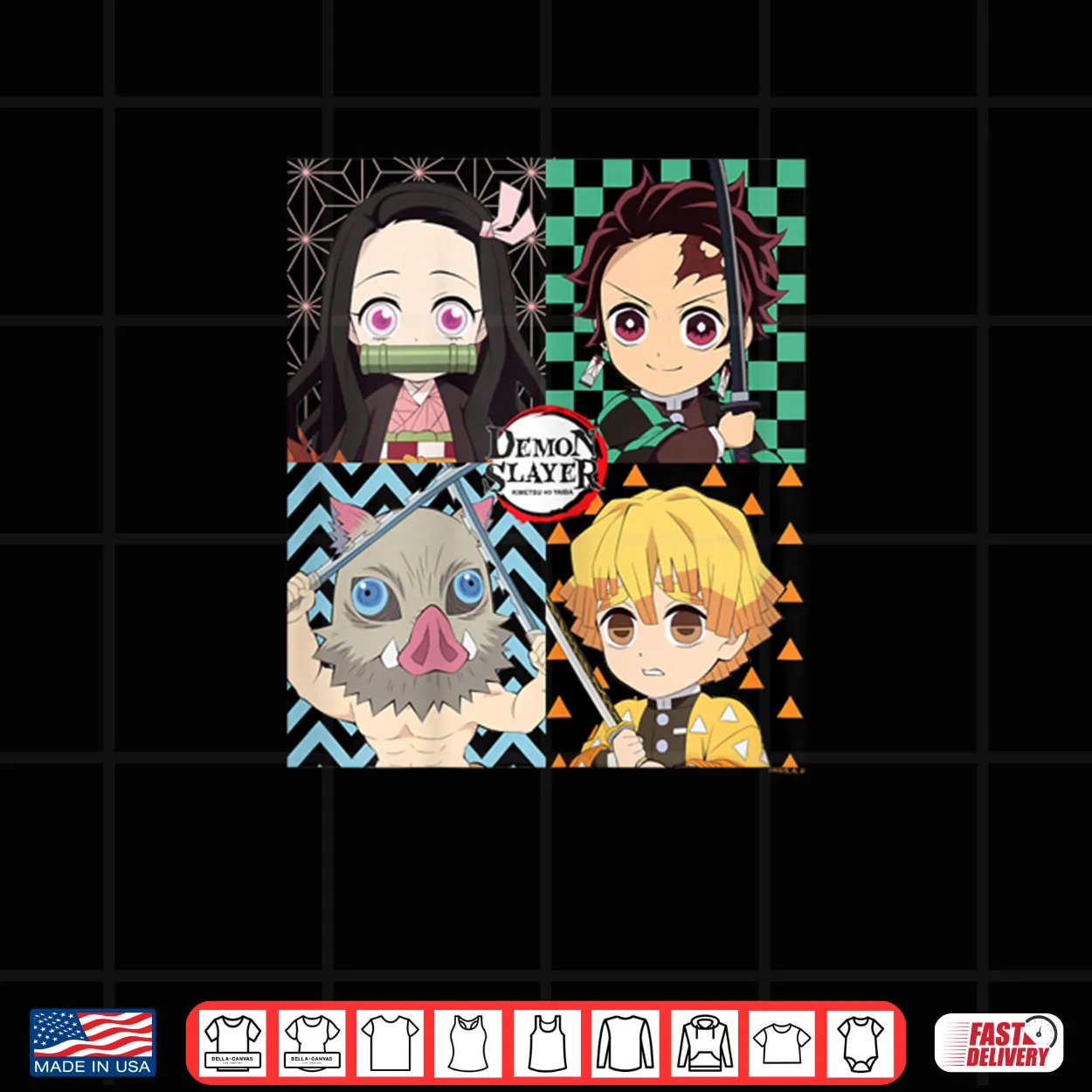 Demon Slayer Kimetsu no Yaiba Tanjiro Nezuko Adorable Shirt Demon Slayer Kimetsu no Yaiba Tanjiro Nezuko Adorable Shirt