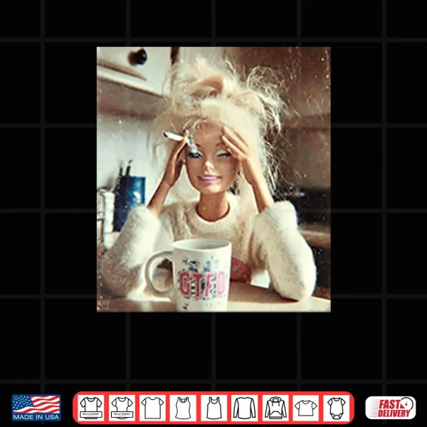 Design Distressed Doll Face Meme Shirt