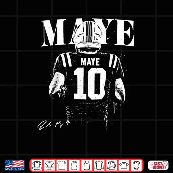 Drake Maye QB Football Fan Shirt 3 Design Drake Maye QB Football Fan Shirt 1