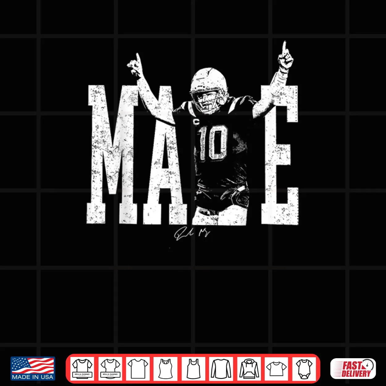 Drake Maye QB Football Fan Shirt Drake Maye QB Football Fan Shirt