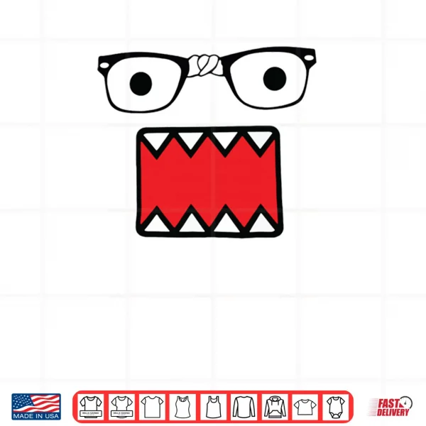 Design Emo Scence Y2k Domo Glasses Shirt