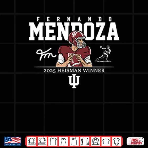 Fernando Mendoza 2025 Heisman Winner Shirt 3 Design Fernando Mendoza 2025 Heisman Winner Shirt