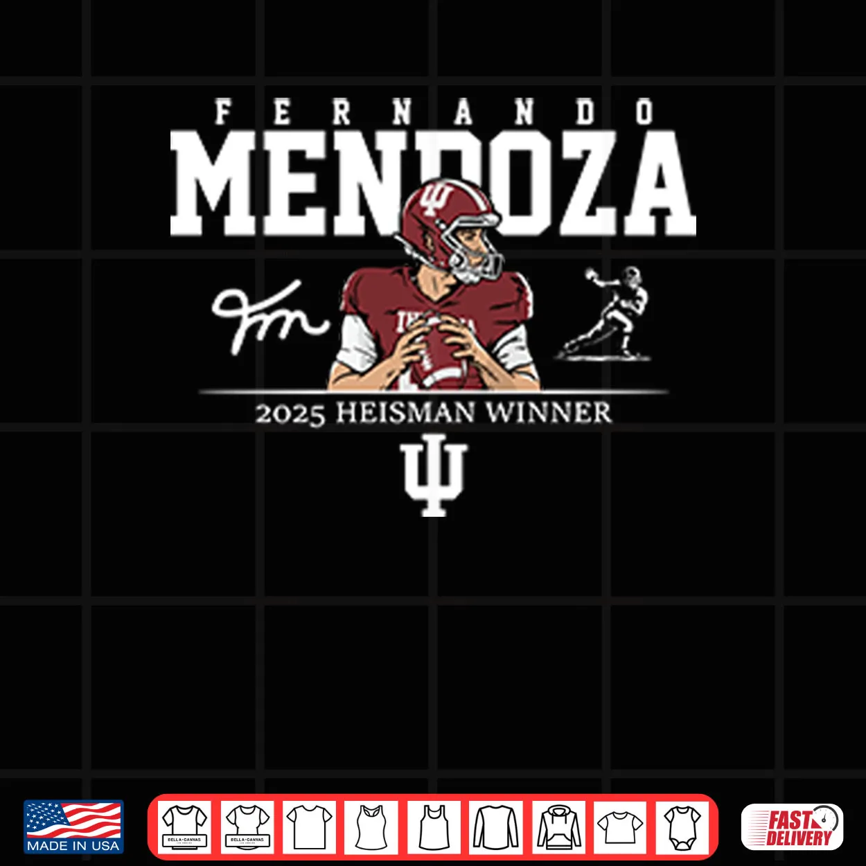 Fernando Mendoza 2025 Heisman Winner Shirt Fernando Mendoza 2025 Heisman Winner Shirt