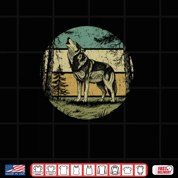 Forest Wolf Outdoors Nature Shirt 3 Design Forest Wolf Outdoors Nature Shirt