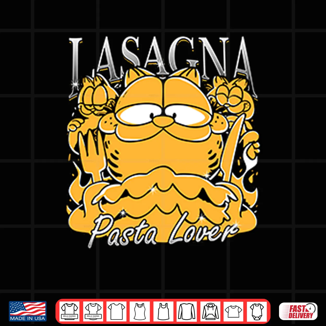 Garfield Lasagna Pasta Lover Shirt Garfield Lasagna Pasta Lover Shirt