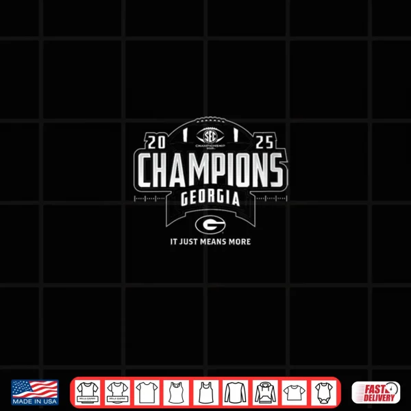Georgia Bulldogs SEC Champs 2025 Football Locker Room Shirt 3 Design Georgia Bulldogs SEC Champs 2025 Football Locker Room Shirt 2