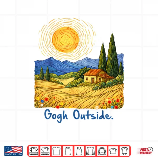 Design Gogh Outside Nature Lover Shirt