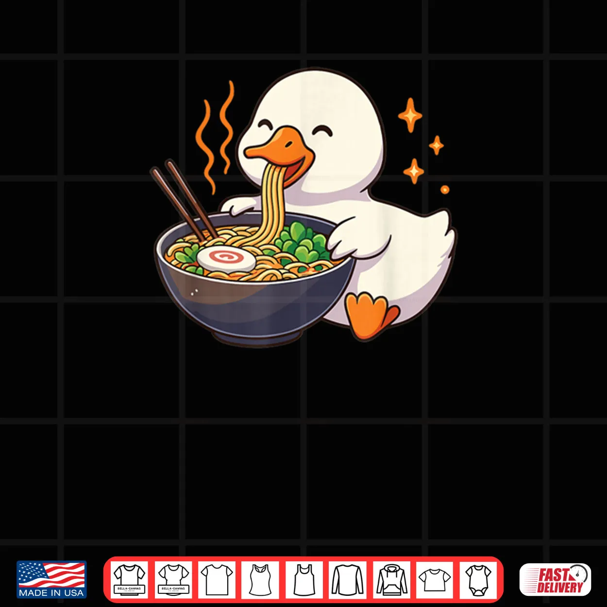 Goose with Noodles Ramen Kawaii Goose Shirt Goose with Noodles Ramen Kawaii Goose Shirt