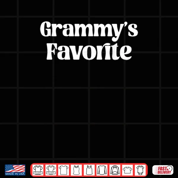 Design Grammys Favorite Grandparent Grandchild Vintage Shirt