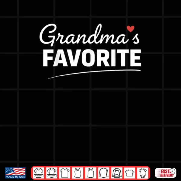 Design Grandmas Favorite Shirt