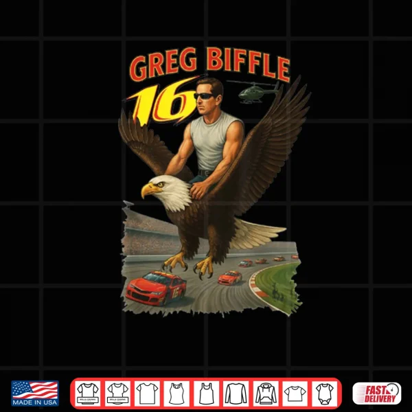Design Greg Biffle Retro Art Shirt